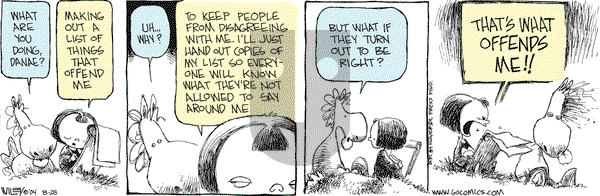 Non Sequitur on Thursday August 28, 2008 Comic Strip