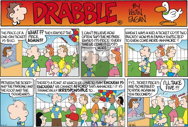Drabble on Sunday May 3, 2015 Comic Strip