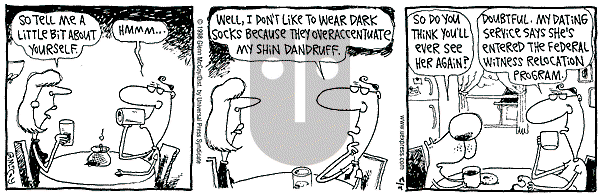 The Duplex on Monday February 2, 1998 Comic Strip