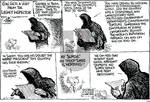 Pat Oliphant on Tuesday July 29, 2008 Comic Strip