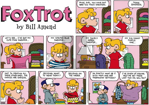FoxTrot on Wednesday December 9, 1998 Comic Strip