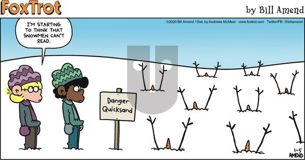 FoxTrot on Sunday January 5, 2020 Comic Strip