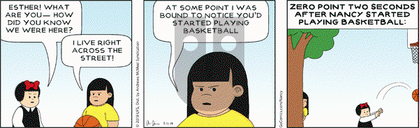 Nancy on Monday July 15, 2019 Comic Strip