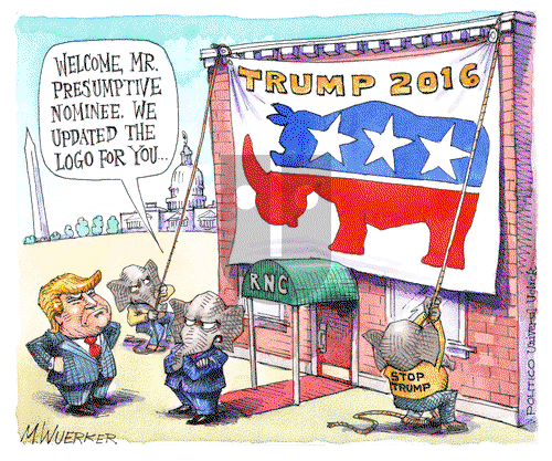 Matt Wuerker on Wednesday May 11, 2016 Comic Strip