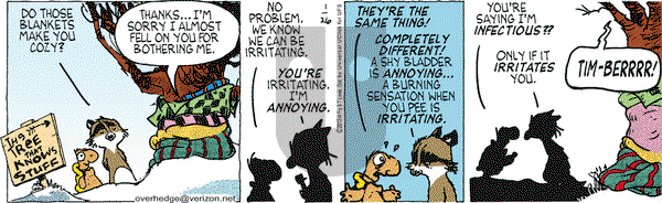 Over the Hedge on Saturday January 26, 2013 Comic Strip