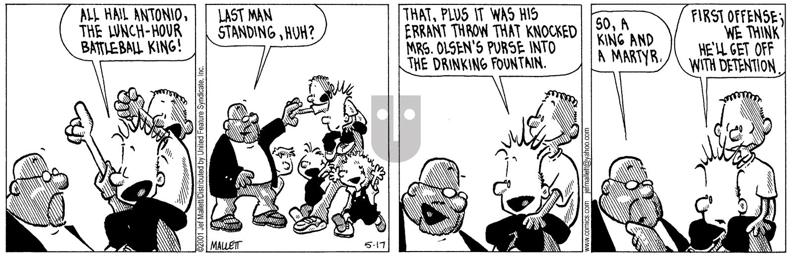Frazz - Thursday May 17, 2001 Comic Strip