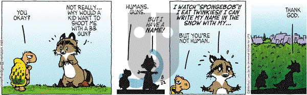 Over the Hedge on Saturday August 22, 2015 Comic Strip