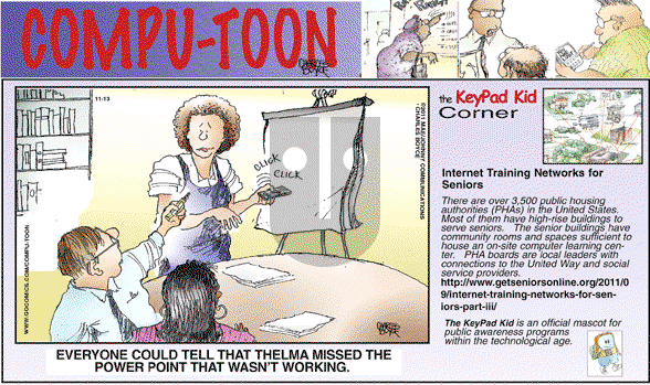 Compu-toon on Sunday November 13, 2011 Comic Strip