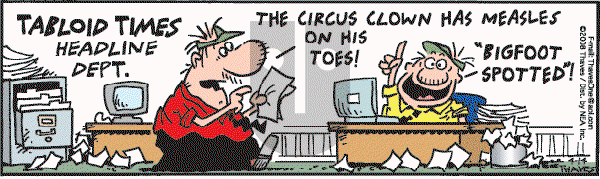 Frank and Ernest - Monday April 14, 2008 Comic Strip