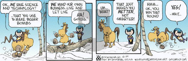 Non Sequitur on Wednesday December 24, 2014 Comic Strip