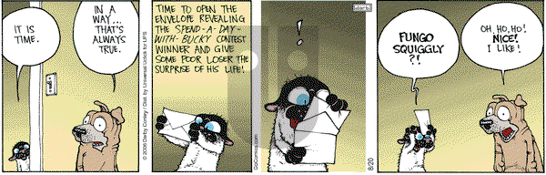Get Fuzzy on Wednesday August 20, 2014 Comic Strip