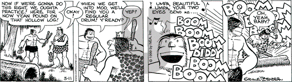 Alley Oop on Thursday March 11, 1999 Comic Strip