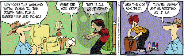 The Buckets on Friday July 19, 2013 Comic Strip