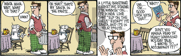 Monty on Wednesday December 18, 2019 Comic Strip
