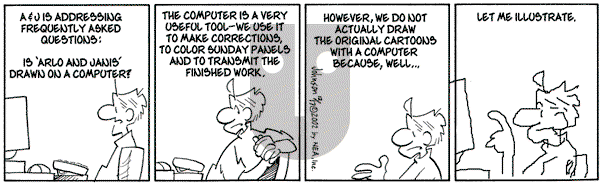 Arlo and Janis - Tuesday December 17, 2002 Comic Strip