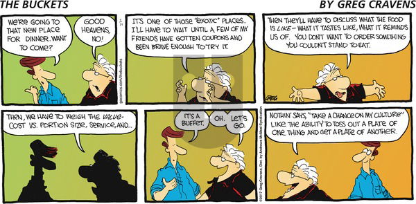 The Buckets on Sunday May 14, 2017 Comic Strip
