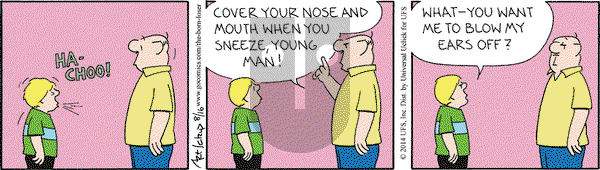 The Born Loser on Saturday August 16, 2014 Comic Strip