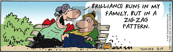 Frank and Ernest on Friday August 19, 2011 Comic Strip