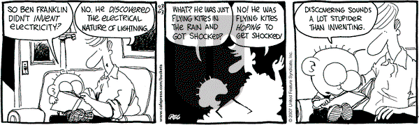 The Buckets on Saturday March 3, 2007 Comic Strip