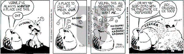 Over the Hedge on Thursday April 23, 1998 Comic Strip