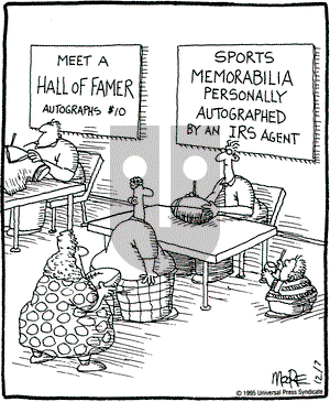 In the Bleachers on Thursday December 7, 1995 Comic Strip