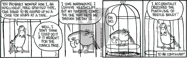 Monty on Monday April 23, 2001 Comic Strip