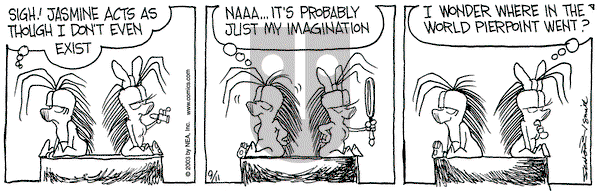 The Grizzwells on Thursday September 11, 2003 Comic Strip