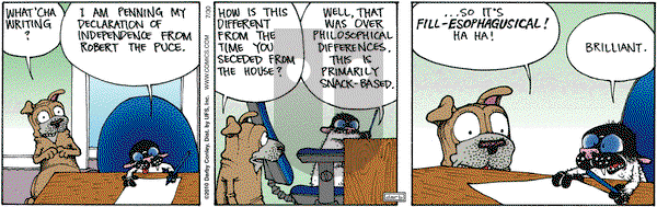 Get Fuzzy on Friday July 30, 2010 Comic Strip