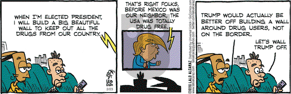 La Cucaracha on Tuesday February 23, 2016 Comic Strip