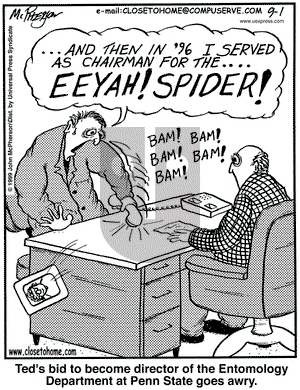 Close to Home on Saturday March 3, 2001 Comic Strip