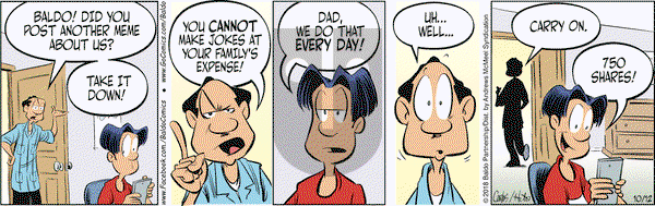Baldo on Friday October 12, 2018 Comic Strip