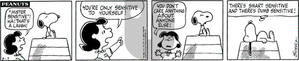 Peanuts - Thursday March 7, 1974 Comic Strip