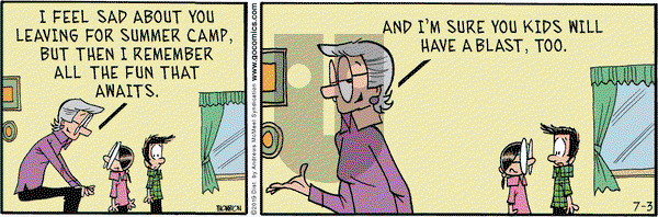 Grand Avenue on Wednesday July 3, 2019 Comic Strip