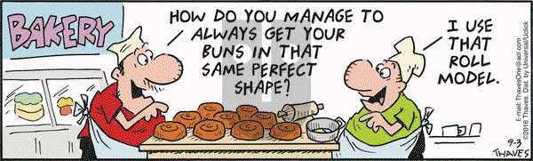 Frank and Ernest on Saturday September 3, 2016 Comic Strip