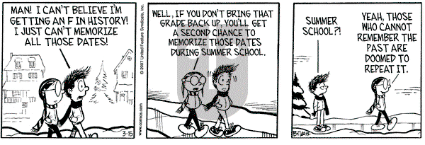 Grand Avenue on Thursday March 15, 2007 Comic Strip