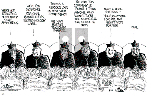 Pat Oliphant on Monday April 4, 2005 Comic Strip