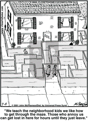 Close to Home on Wednesday July 11, 2001 Comic Strip