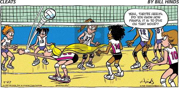 Cleats - Sunday September 23, 2007 Comic Strip