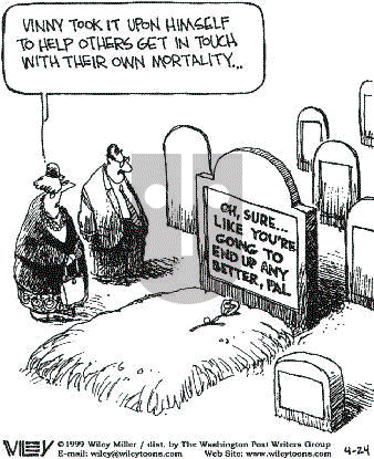 Non Sequitur on Saturday April 24, 1999 Comic Strip