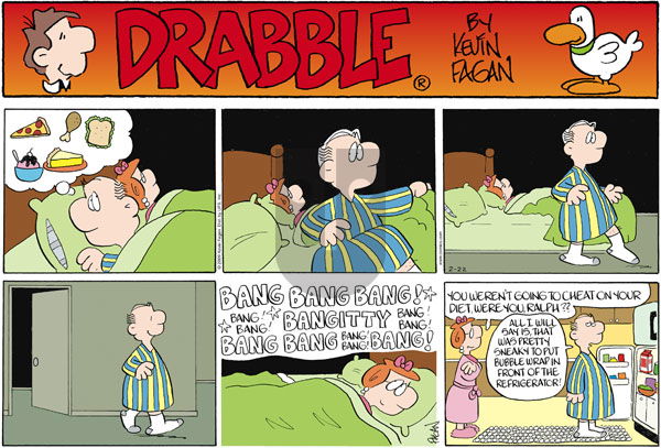 Drabble on Sunday February 22, 2009 Comic Strip