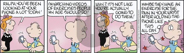 Drabble on Thursday April 17, 2025 Comic Strip