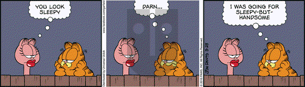 Garfield - Friday March 25, 2016 Comic Strip