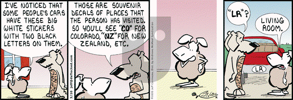 DeFlocked on Tuesday March 10, 2020 Comic Strip