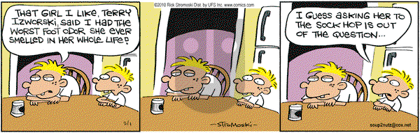 Soup to Nutz - Old on Monday February 1, 2010 Comic Strip