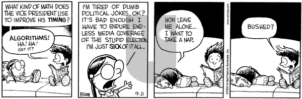Grand Avenue on Thursday September 21, 2000 Comic Strip