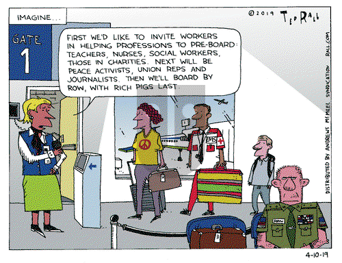 Ted Rall on Wednesday April 10, 2019 Comic Strip