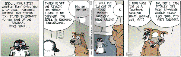 Get Fuzzy on Thursday July 16, 2009 Comic Strip