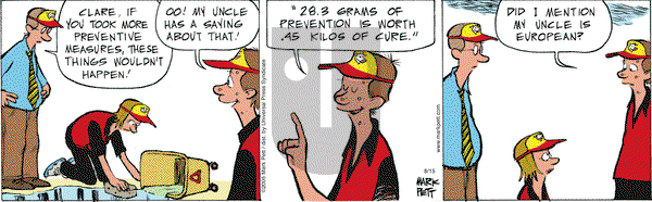 Lucky Cow on Monday August 15, 2005 Comic Strip