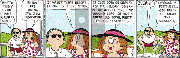 Cathy Classics on Wednesday July 4, 2001 Comic Strip