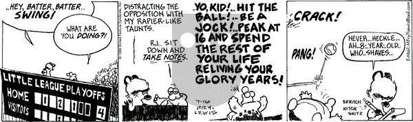Over the Hedge on Tuesday July 16, 1996 Comic Strip